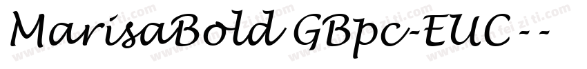 MarisaBold GBpc-EUC-字体转换
